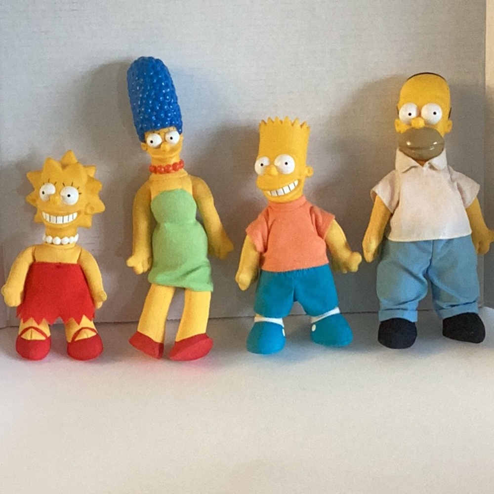 The Simpsons Family Dolls 1990’s - Set of 4